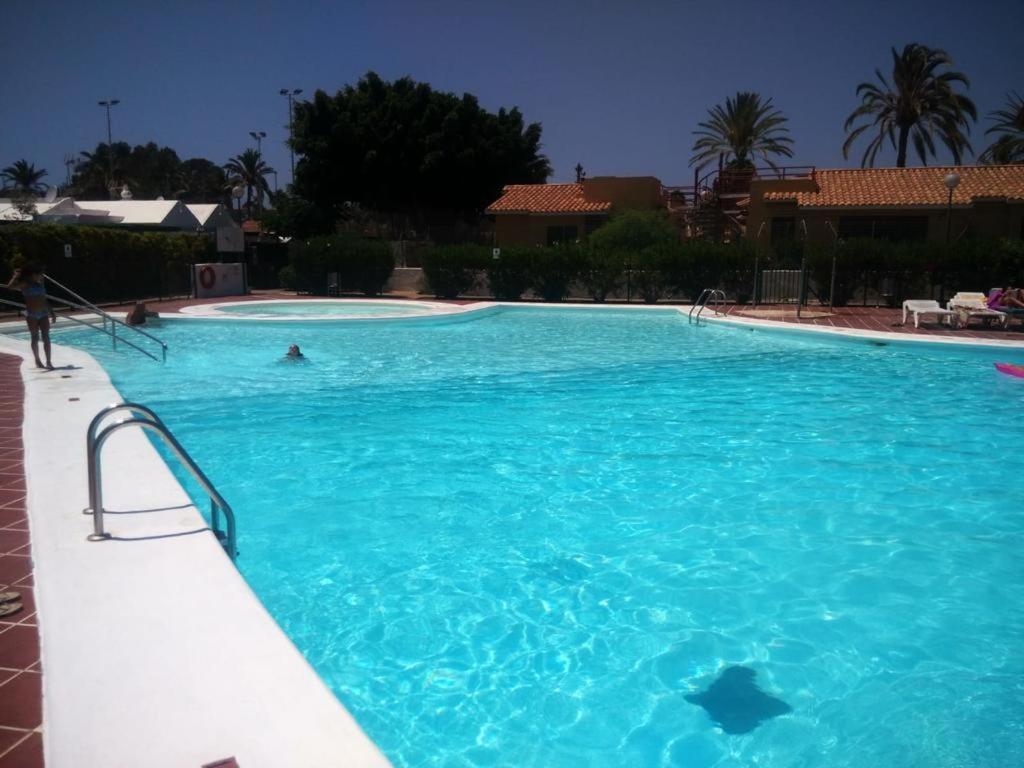 Bungalows Playa Flor, Campo Internacional, Maspalomas. 马斯帕洛马斯 外观 照片