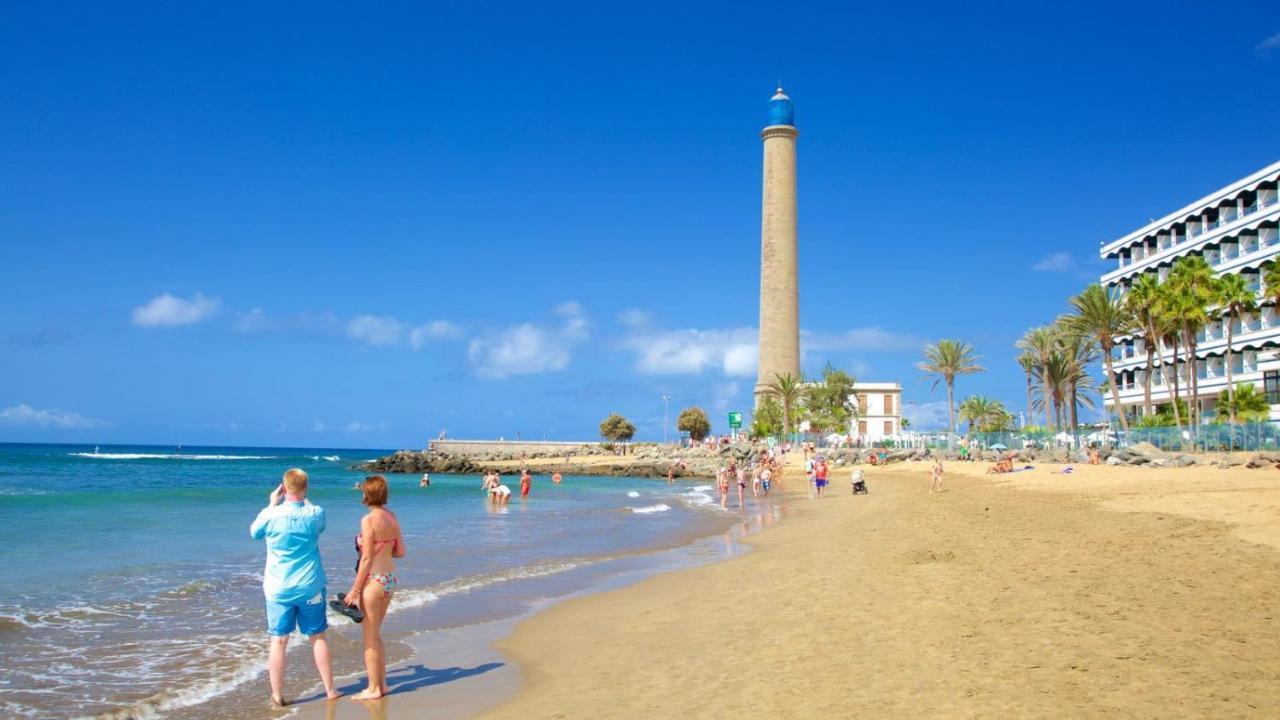 Bungalows Playa Flor, Campo Internacional, Maspalomas. 马斯帕洛马斯 外观 照片