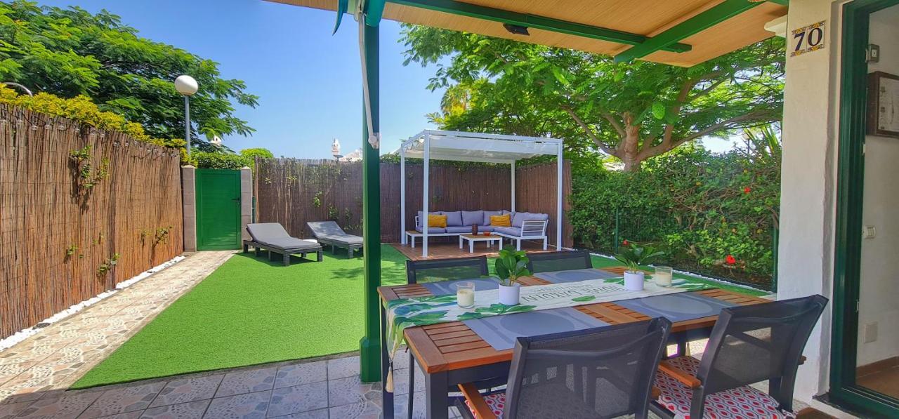 Bungalows Playa Flor, Campo Internacional, Maspalomas. 马斯帕洛马斯 外观 照片